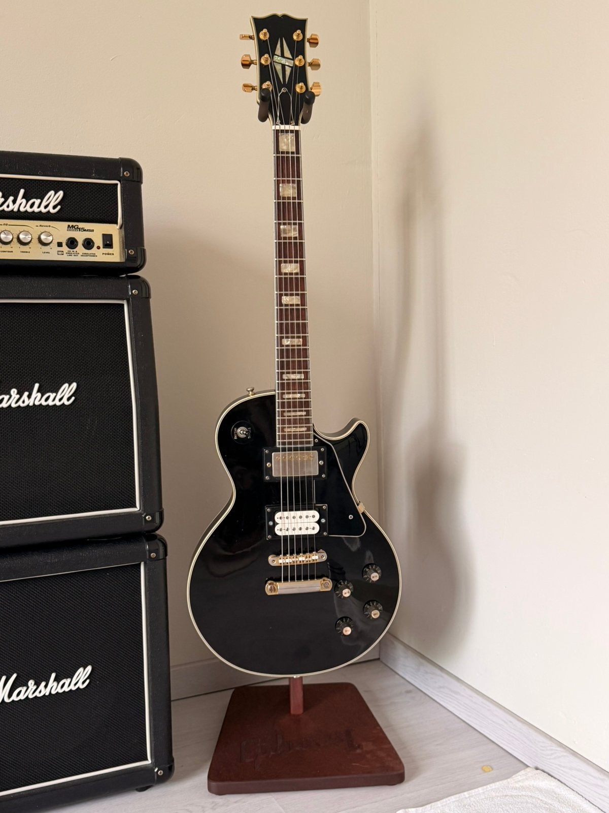 Les Paul Custom MIJ, Muziek en Instrumenten, Snaarinstrumenten | Gitaren | Elektrisch, Ophalen of Verzenden, Gebruikt, Solid body