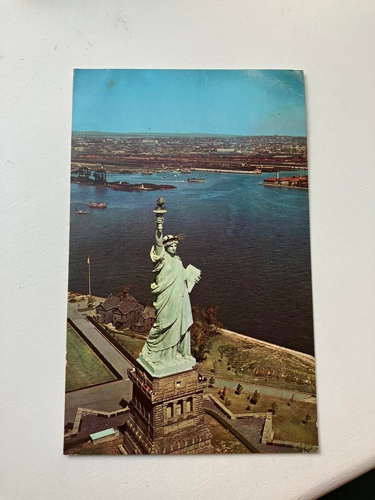Ansichtkaart New York, USA, statue of liberty, Verzamelen, Ophalen of Verzenden, 1960 tot 1980, Buiten Europa