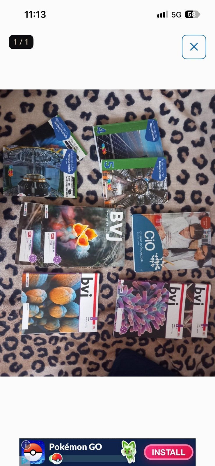 VWO BOEKEN NATUURKUNDE BIOLOGIE EN SCHEIKUNDE, Ophalen of Verzenden, Zo goed als nieuw
