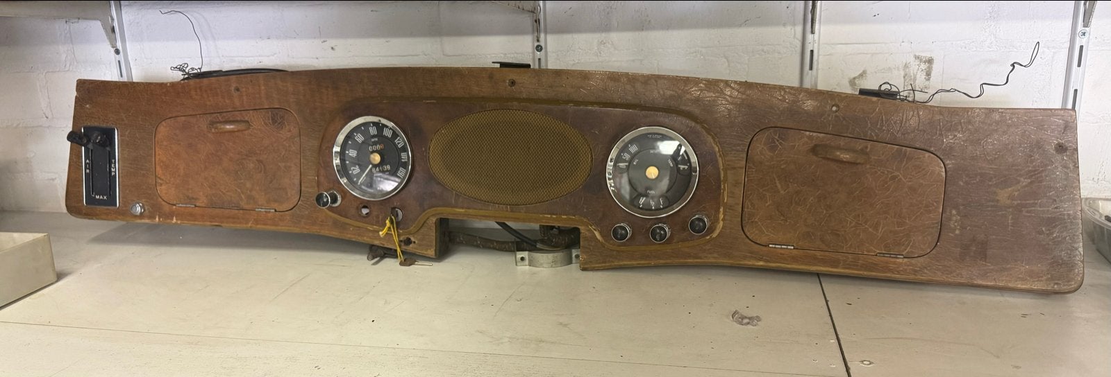Houten Dashboard voor Wolseley Oldtimer, Auto-onderdelen, Dashboard en Schakelaars, Ophalen, Gebruikt, Oldtimer onderdelen