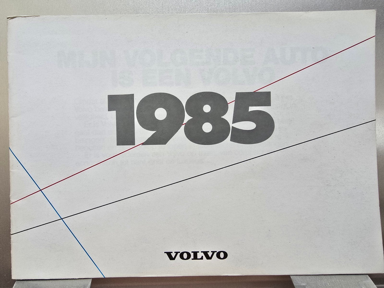 Volvo 1985 Brochure: 340, 360, 240, 240 Turbo & 760 GLE, Ophalen of Verzenden, Zo goed als nieuw, Volvo
