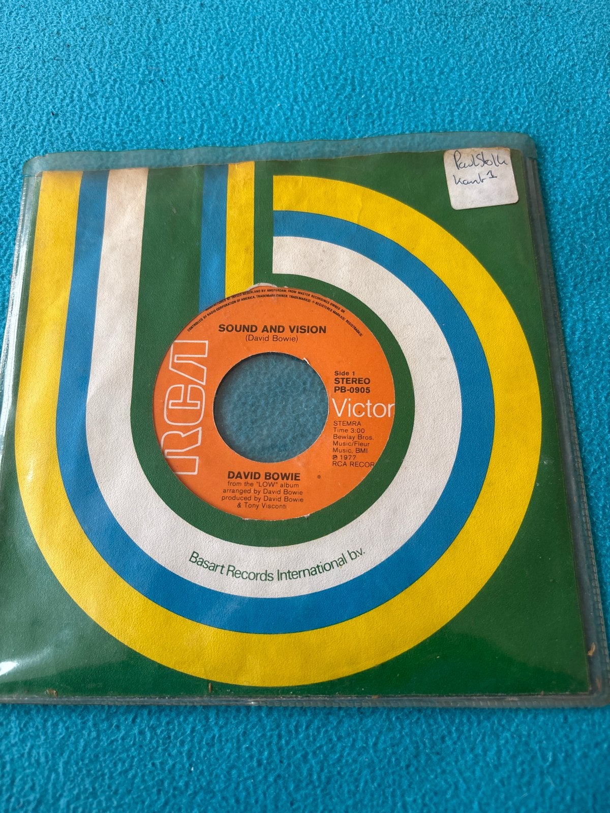 David Bowie - Sound and Vision / A New Career in a New Town, Cd's en Dvd's, Vinyl Singles, Gebruikt, 7 inch, Ophalen of Verzenden