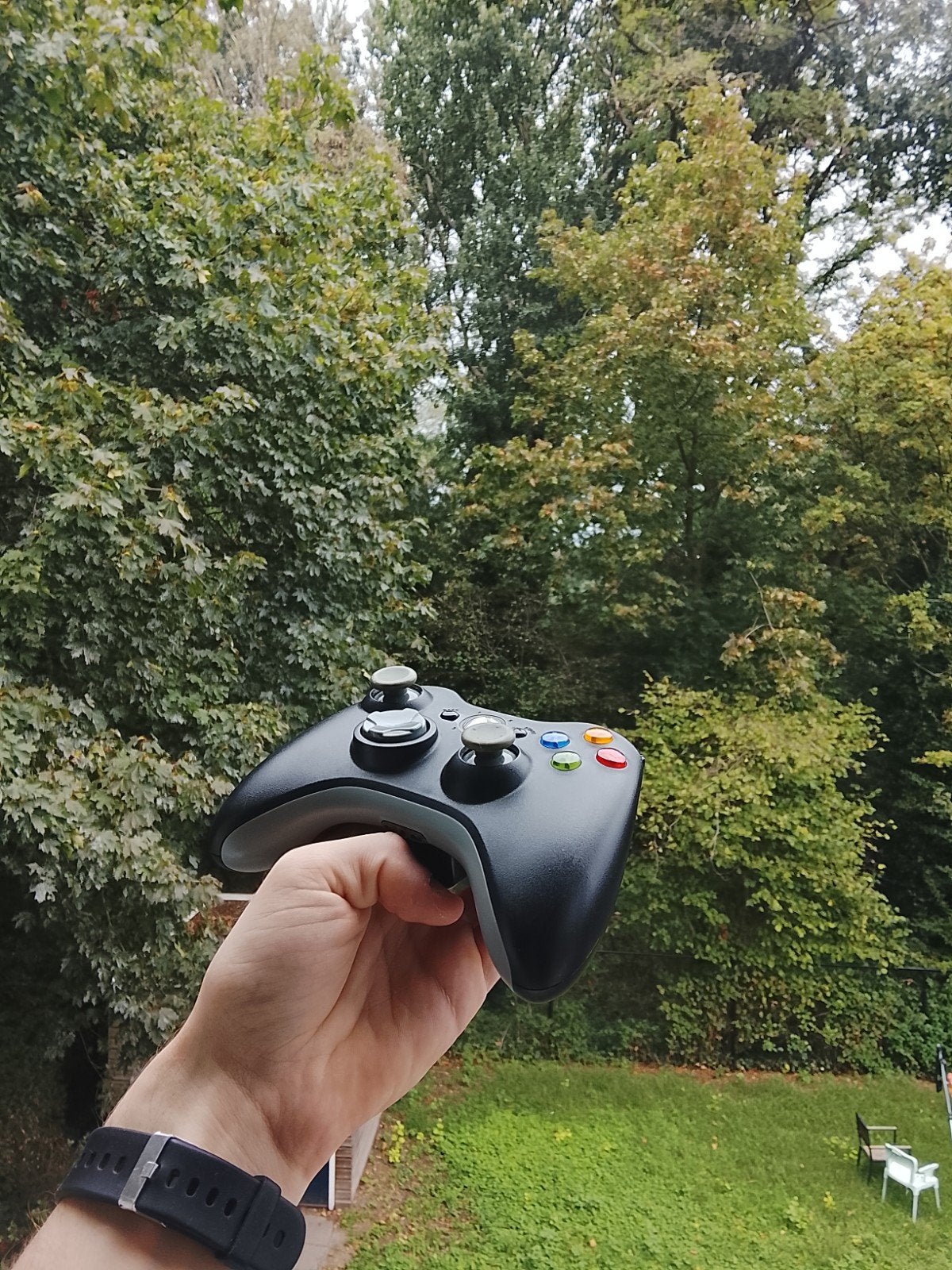 Originele Microsoft Xbox 360 Wireless Controller Zwart, Ophalen, Controller