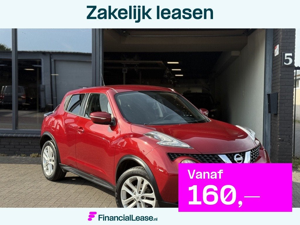 Nissan Juke 1.2 DIG-T S/S Acenta | All Season | Camera |, Voorwielaandrijving, 639 kg, Stof, Euro 6
