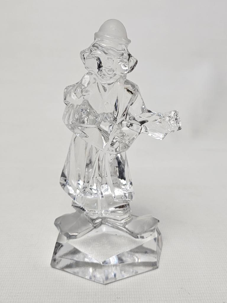 # Kristallen clown beeldje van glas model 1, Ophalen of Verzenden