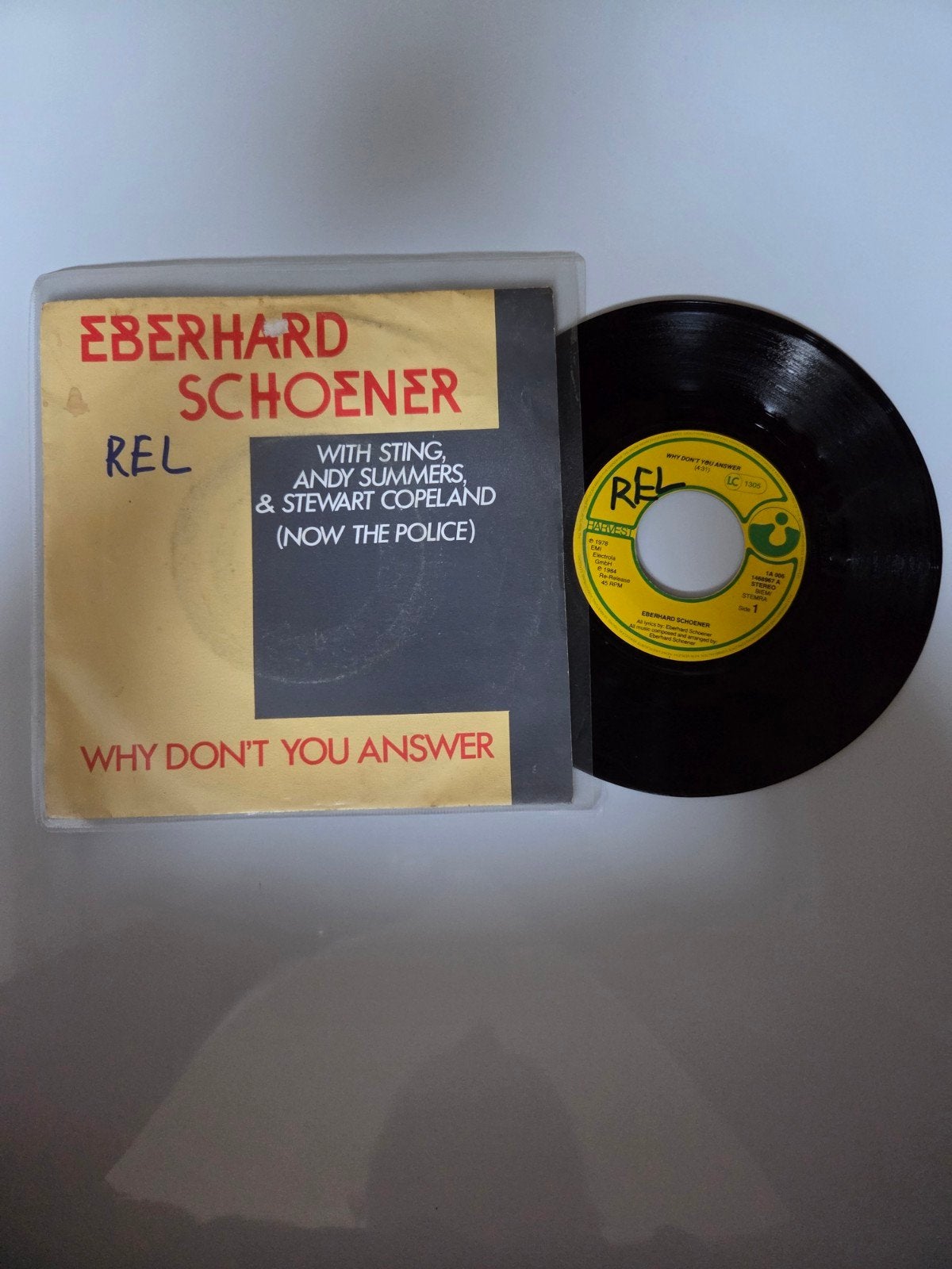Eberhard Schoener - Why don't you answer, Ophalen of Verzenden, Gebruikt, Pop