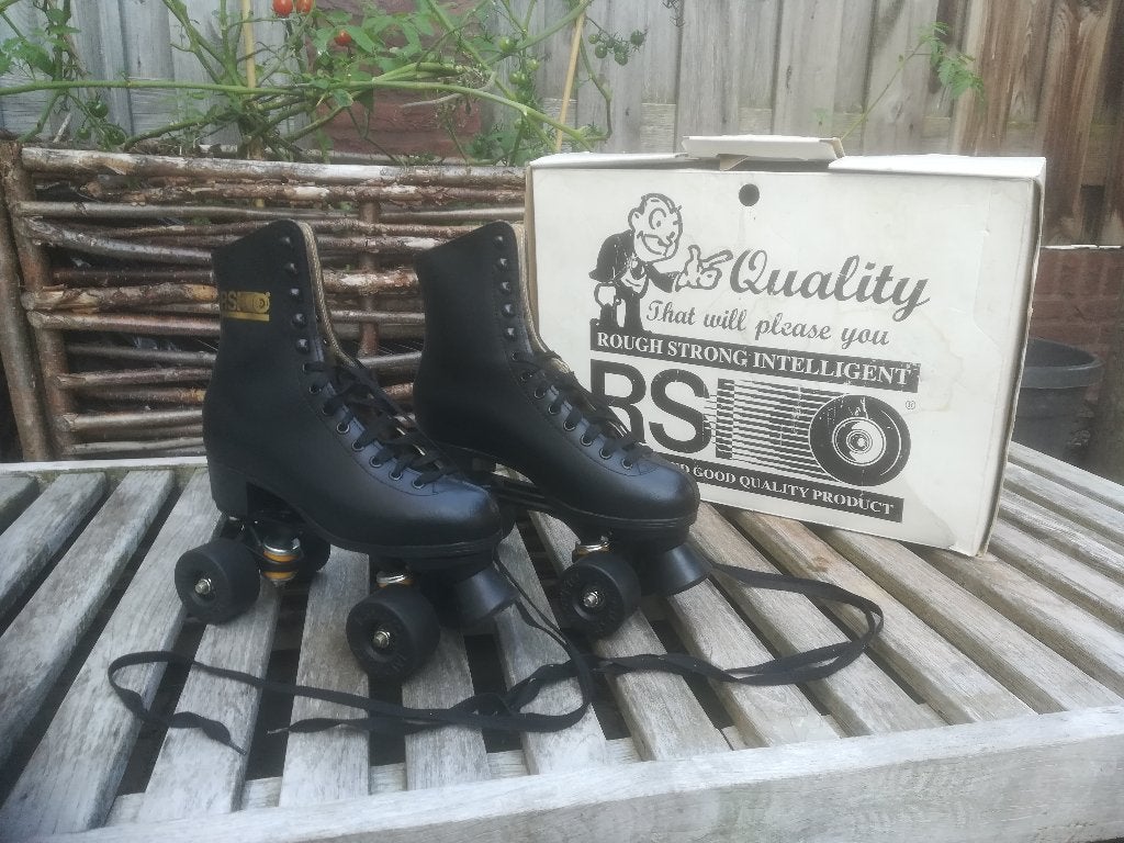 Vintage RSI Quad Rollerskates Impuls Leer Zwart maat 38, Sport en Fitness, Overige merken, Overige typen, Nieuw, Ophalen of Verzenden