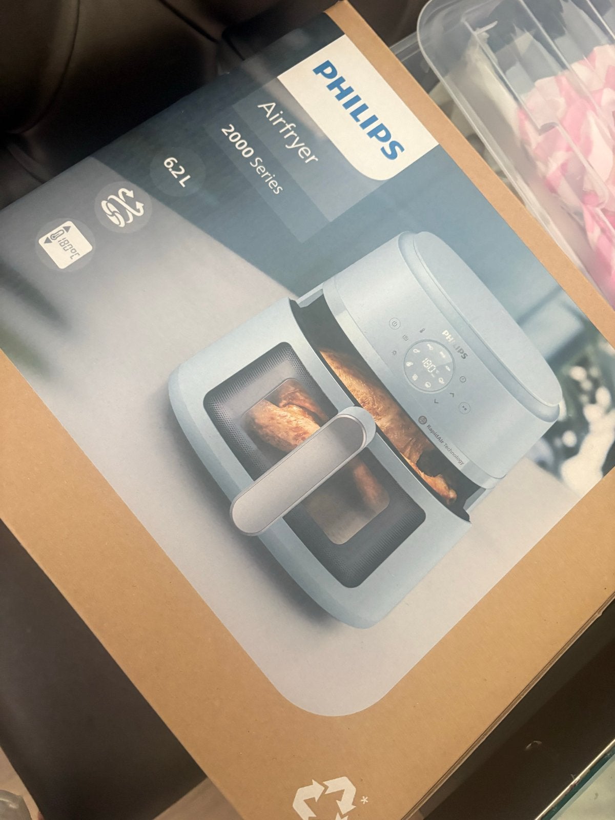 Philips Airfryer 2000 Series - 6.2L, Ophalen of Verzenden, Nieuw, Airfryer, 1500 gram of meer