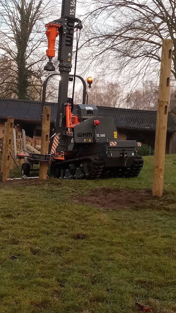 Palenrammer Hekwerk afrastering afsluiting WKM 15.160, Ophalen, Nieuw, 250 cm of meer, Palen