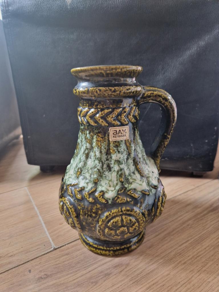 Vintage Bay Keramik Vaas - West-Duitsland 73 20, Ophalen of Verzenden
