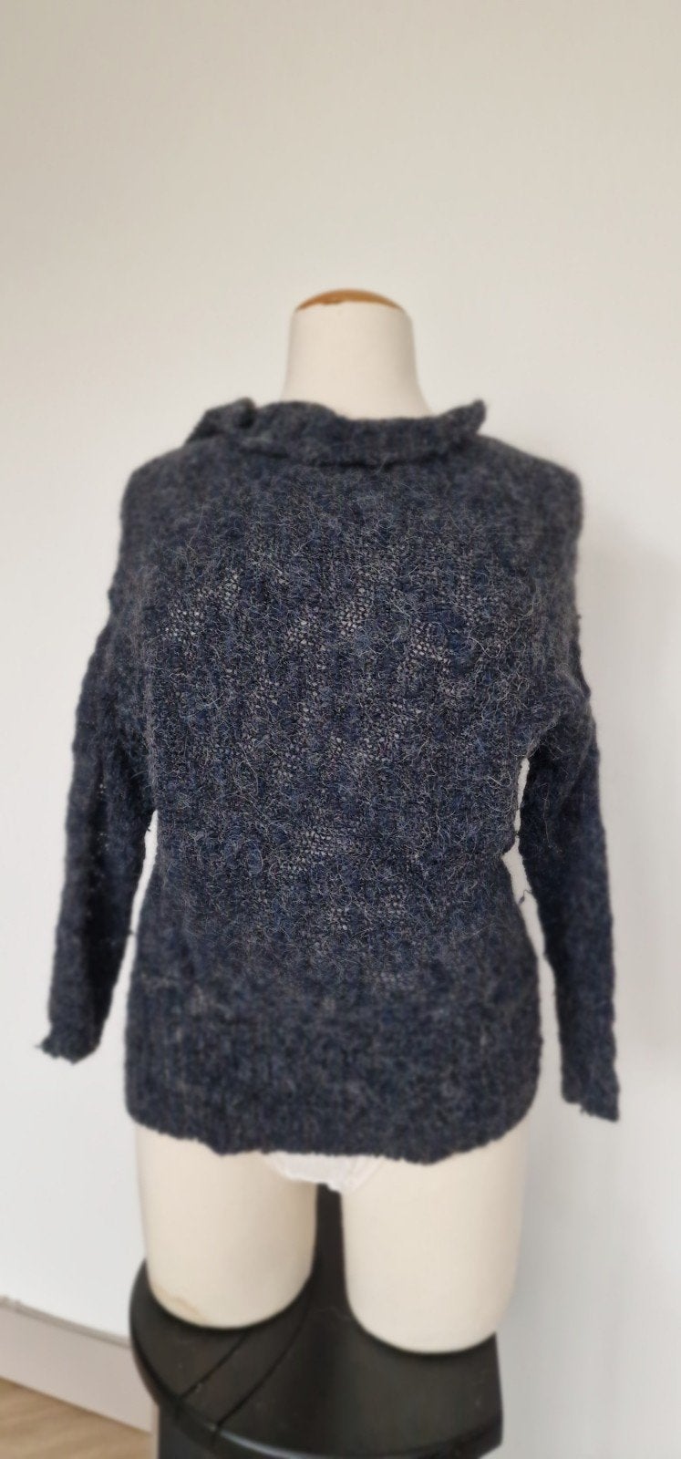 Kookai donkerblauwe trui met wol en alpaca, Kleding | Dames, Blauw, Kookai, Ophalen of Verzenden, Zo goed als nieuw