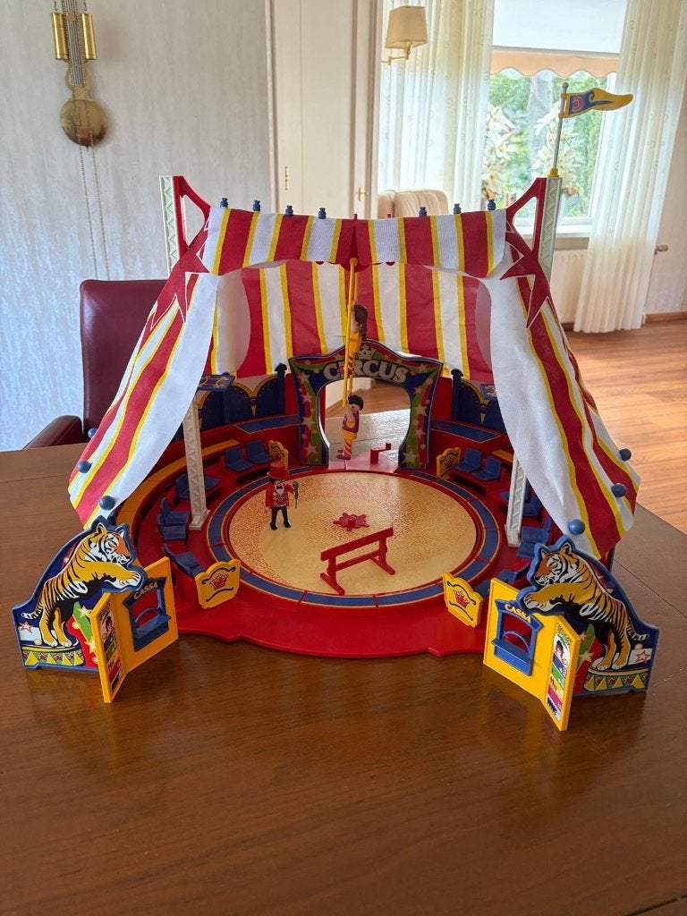 Playmobil circus met diverse aanvullingen, Ophalen, Gebruikt, Overige typen