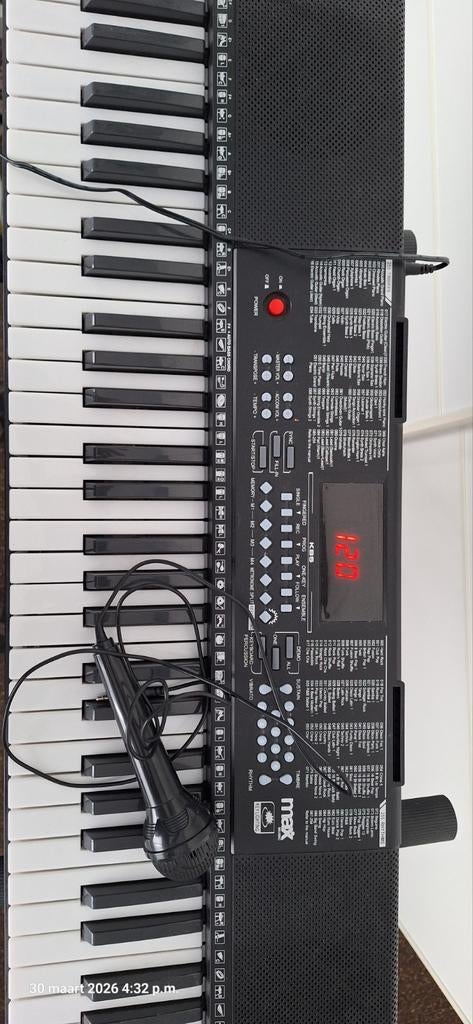 MAX KB5 Keyboard set, Ophalen, Zo goed als nieuw, 61 toetsen, Overige merken
