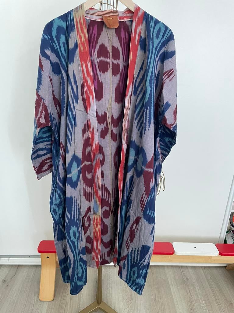 Kimono Ikat, Kleding | Dames, Ophalen of Verzenden, Zo goed als nieuw, Onder de knie