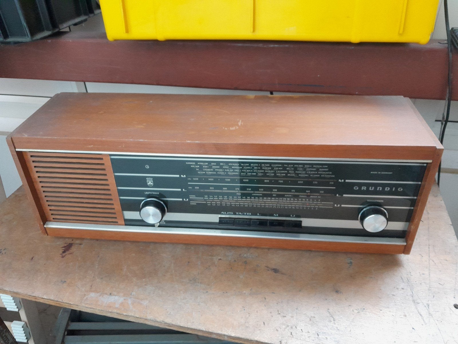 grundig RF125a buizenradio, Antiek en Kunst, Ophalen of Verzenden