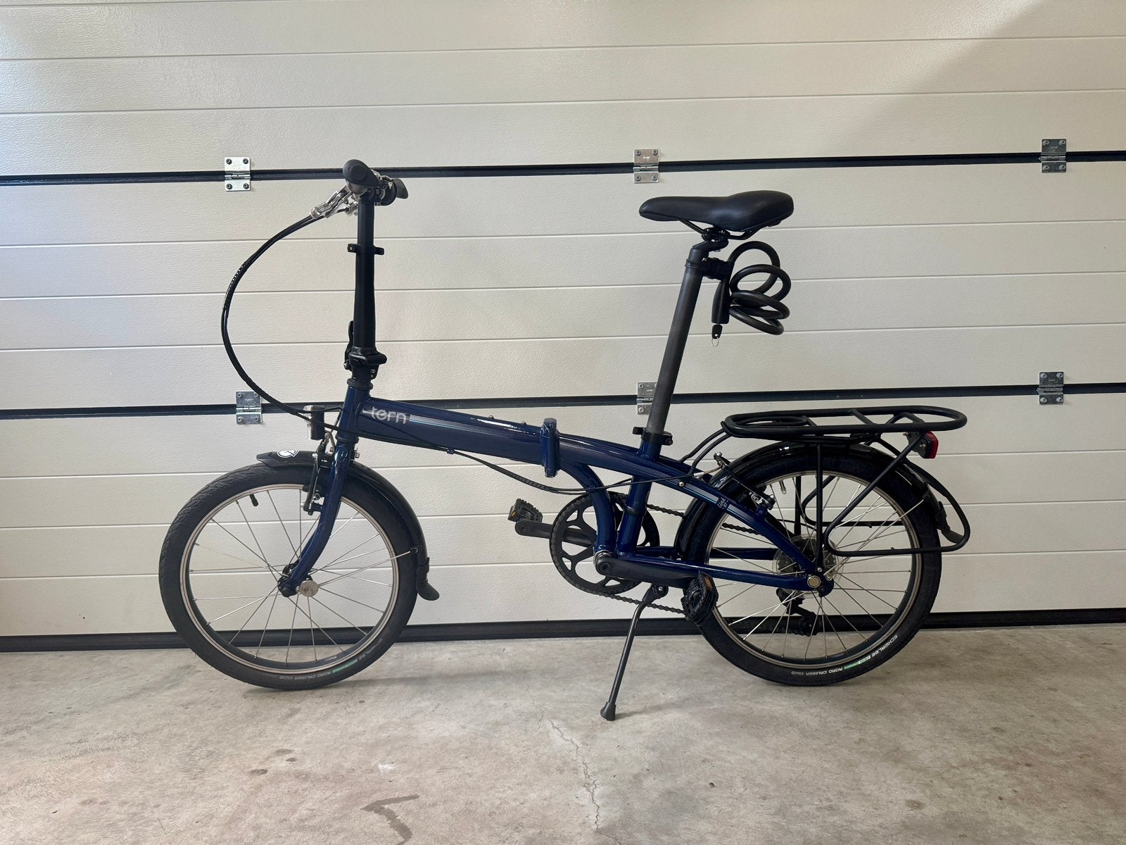 Tern Link B7 vouwfiets, Fietsen en Brommers, 20 inch of meer, Gebruikt, Velgrem, Versnellingen