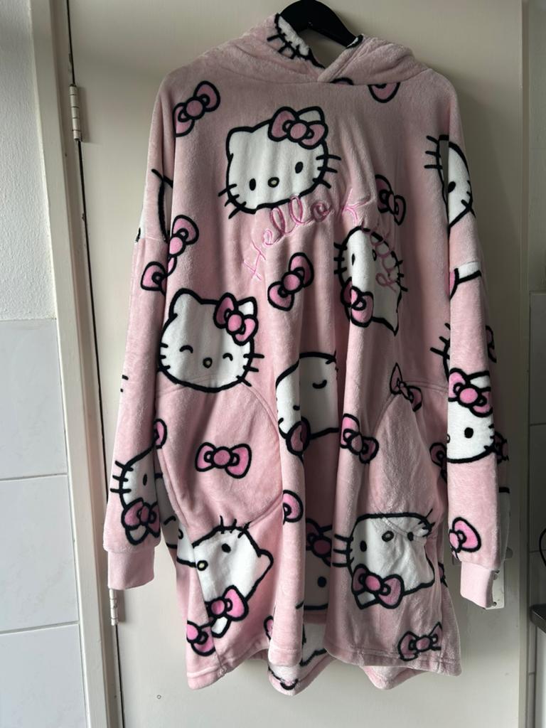 Hello Kitty snuddie lichtroze, maat M/L, Ophalen of Verzenden, Nieuw, Maat 42/44 (L), Roze
