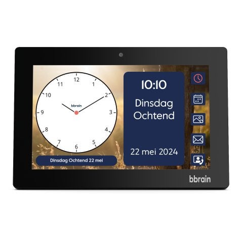 Ouderen en dementie tablet BBrain family, Ophalen of Verzenden, Zo goed als nieuw, Zwart
