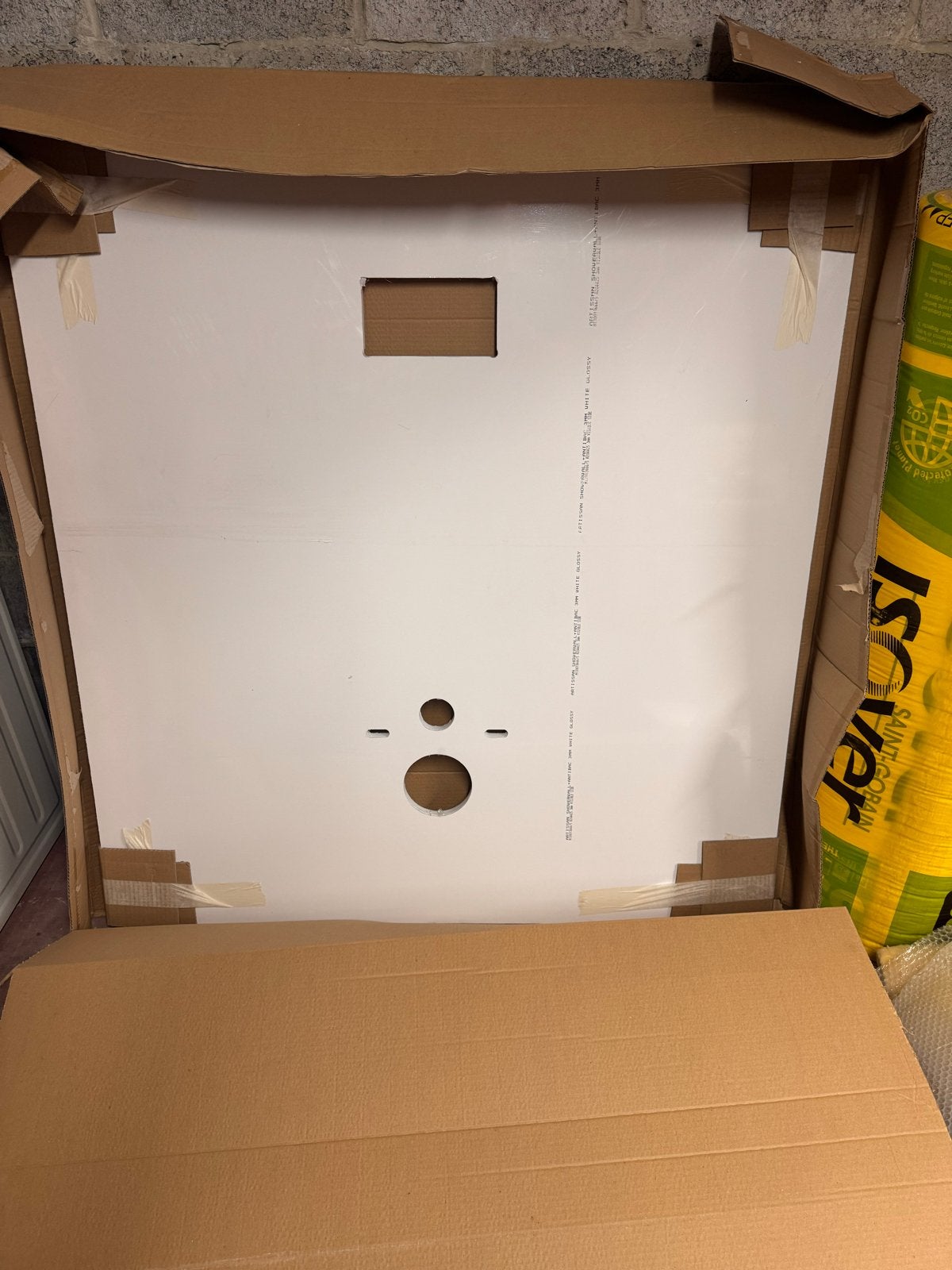 Nieuw Toilet Achterwand Paneel - Wit Glanzend, Ophalen, Nieuw