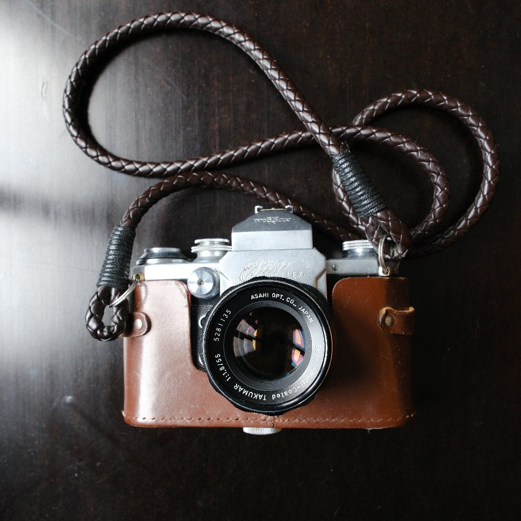 Edixa Reflex met Pentax 55mm 1.8 lens en accessoires, Ophalen of Verzenden, Gebruikt, Spiegelreflex, Overige Merken