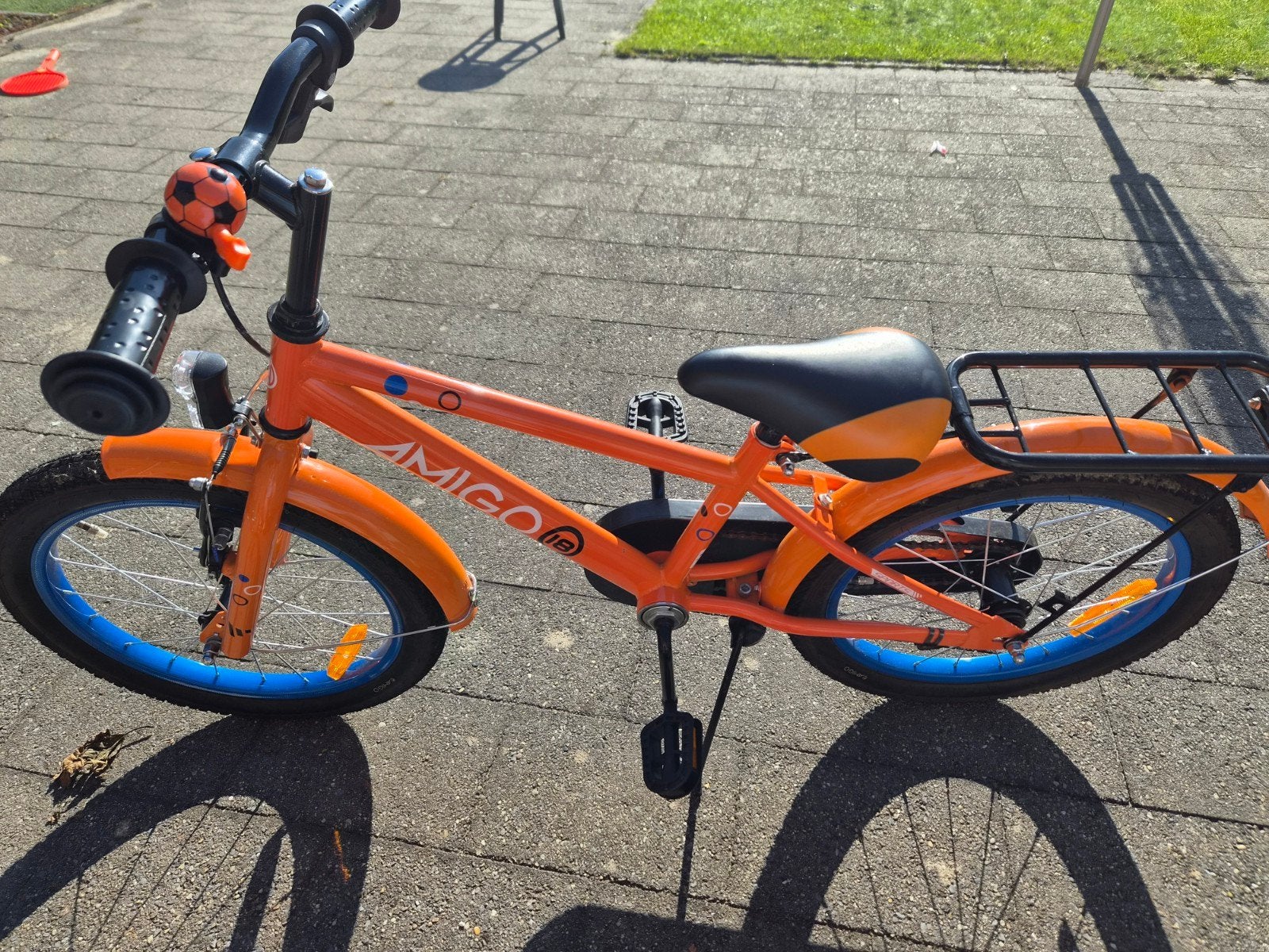 Amigo kinderfiets 18 inch - Zo goed als nieuw, Ophalen, Zo goed als nieuw, 16 tot 20 inch