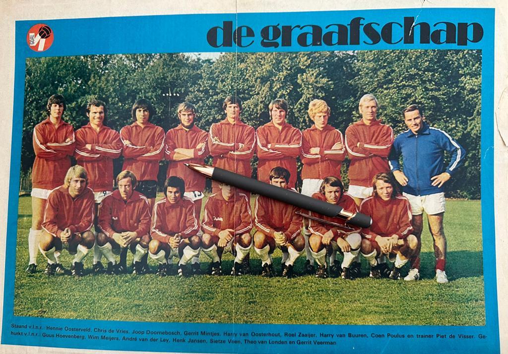 Poster De Graafschap uit 1971!, Verzamelen, Ophalen of Verzenden, Gebruikt, A1 t/m A3