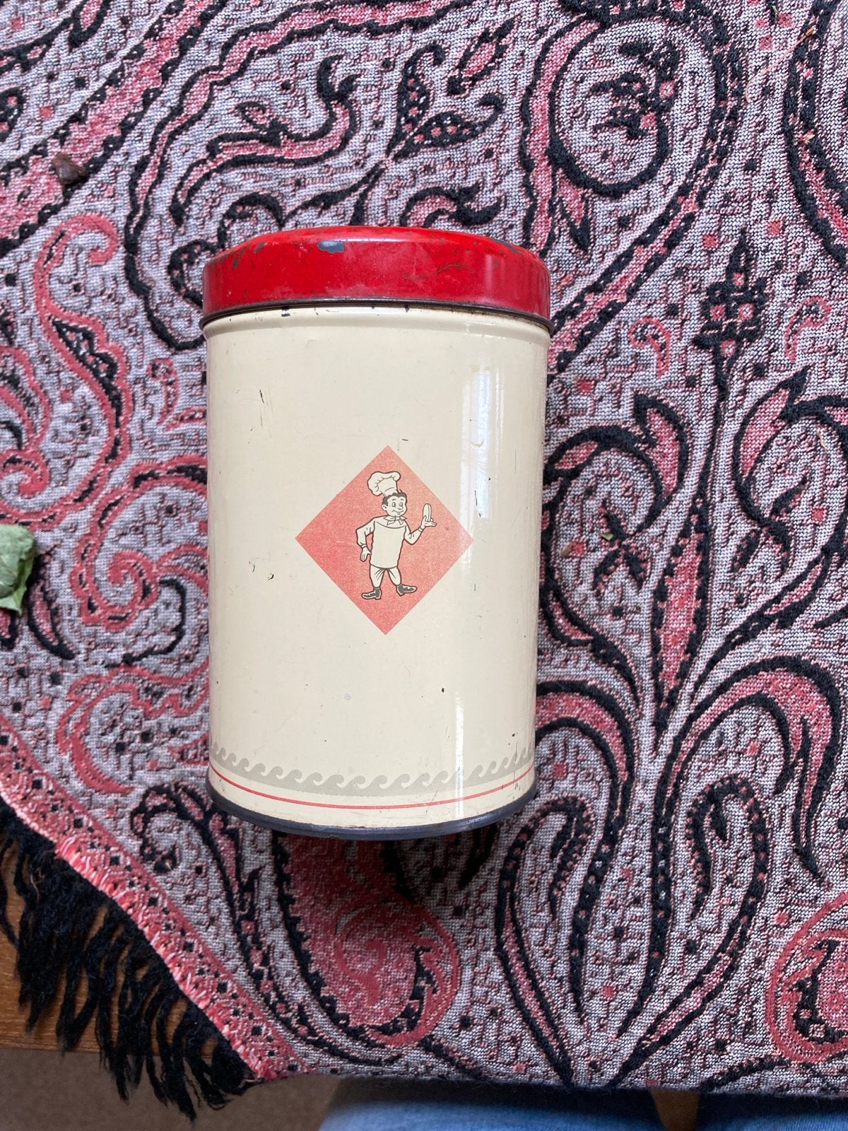 Vintage Bolletje busje, blikje 13 x 9 cm Zeldzaam!, Ophalen of Verzenden