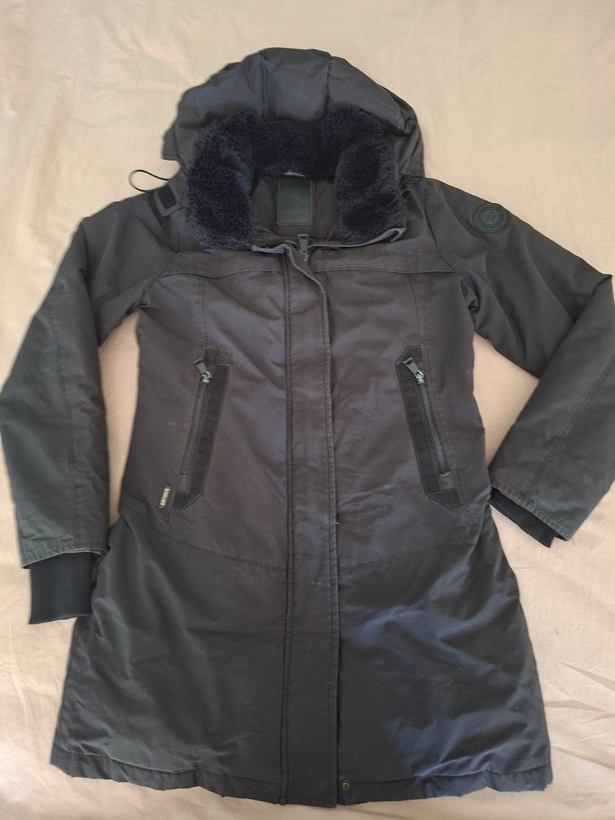 Airforce winterjas dames - Maat S, Airforce, Zwart, Ophalen of Verzenden, Zo goed als nieuw