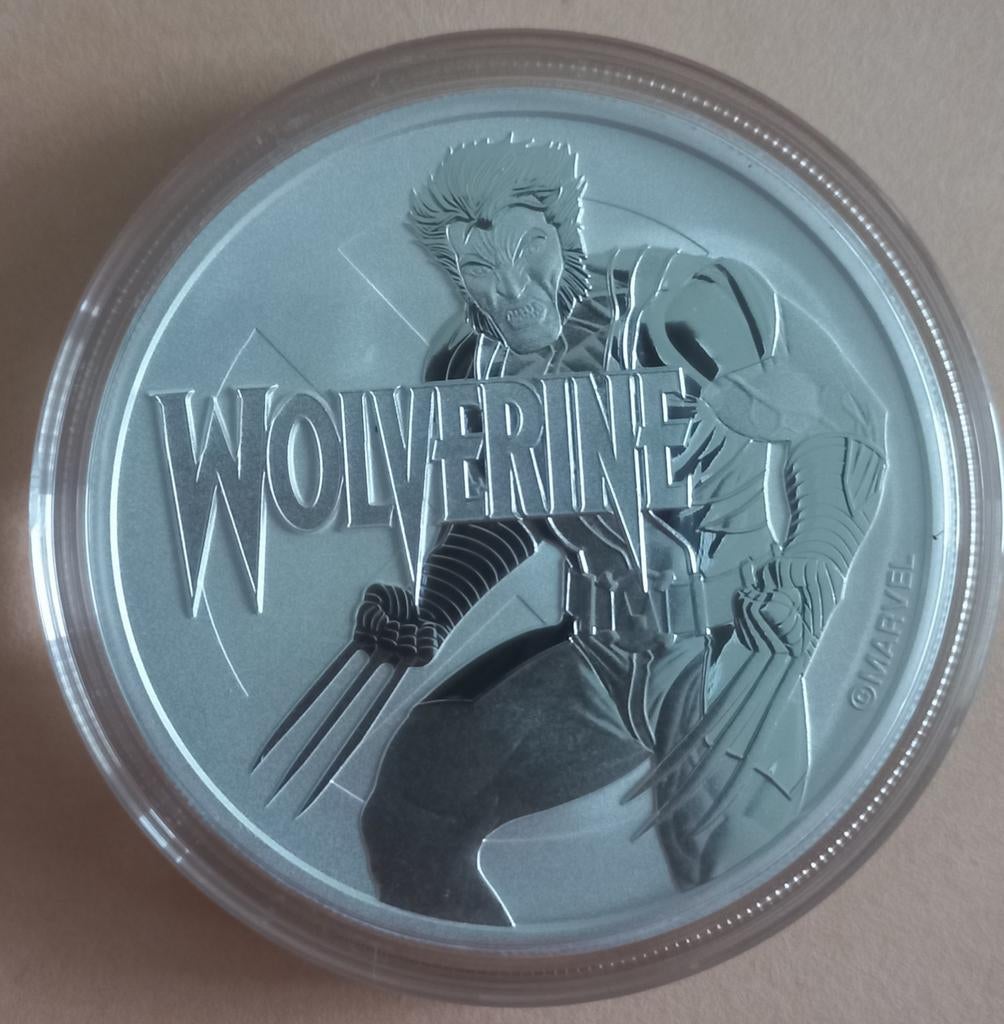 Tuvalu 2021 1 oz .999 zilver - Wolverine Marvel X-Men, Verzenden, Zilver