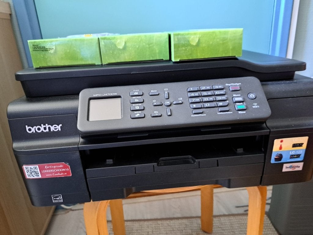 BrotherMFC-J470DW inktjet, Computers en Software, Printers, Ophalen, Gebruikt, Printer, Inkjetprinter