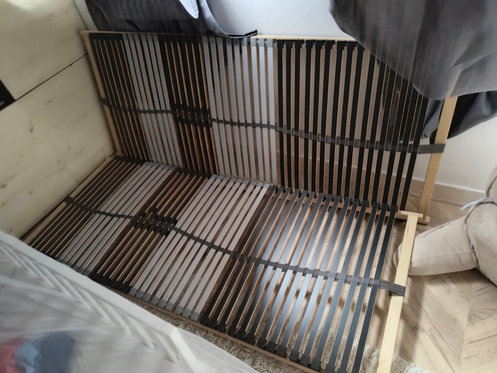 IKEA LEIRSUND Lattenbodem 80x200 cm 2x, Ophalen, Tweepersoons, Zo goed als nieuw, 80 cm