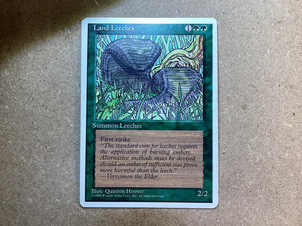 1x Land Leeches (Good), Ophalen of Verzenden, Gebruikt, Losse kaart