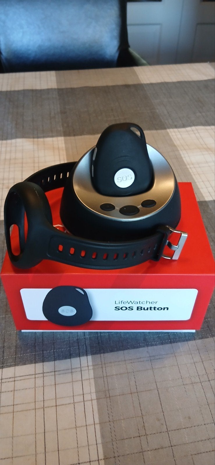 LifeWatcher SOS Button 4G met valdetectie en horlogeband, SOS Button, Ophalen of Verzenden, Zo goed als nieuw, LifeWatcher