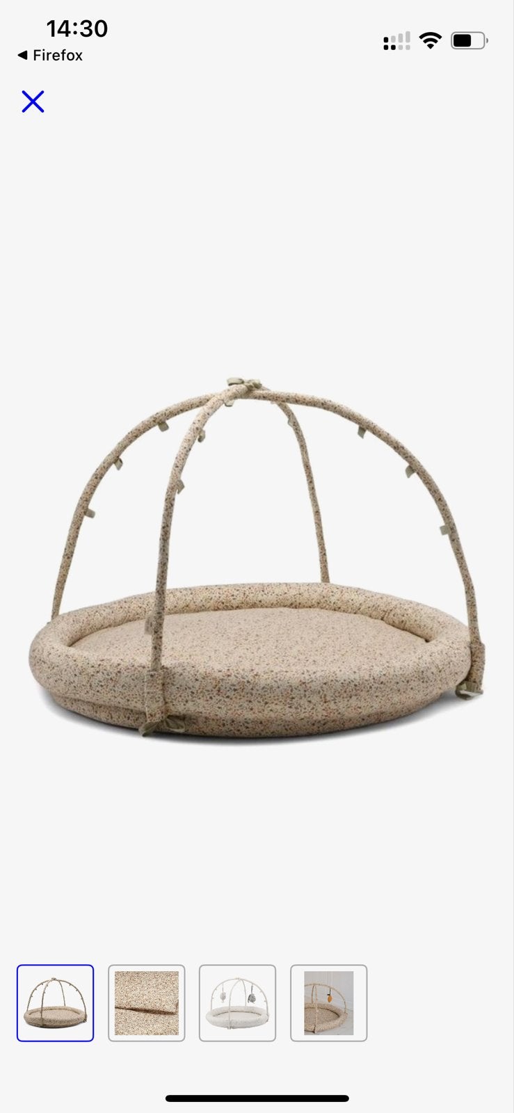 Konges Sløjd Louloudi Speelkleed/Babygym met bloemenprint, Ophalen of Verzenden, Zo goed als nieuw, Speelkleed