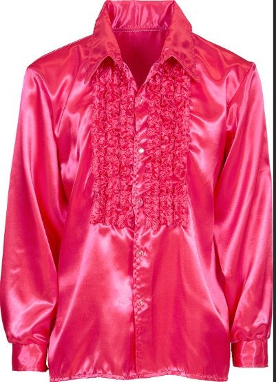 Disco Flower Power overhemden mt M en L, Kleding | Heren, Ophalen of Verzenden, Nieuw, Maat 52/54 (L)
