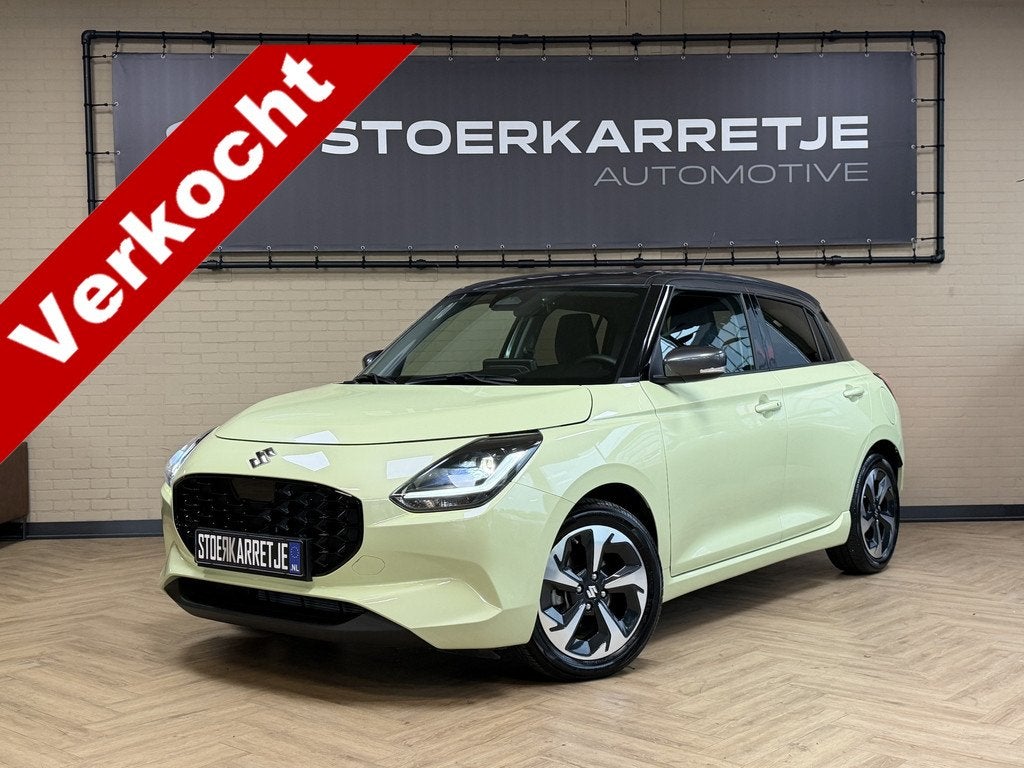 Suzuki Swift 1.2 Style Smart Hybrid | VERKOCHT! Navi | 16" |, Auto's, Suzuki, Stof, Gebruikt, Zwart, 82 pk