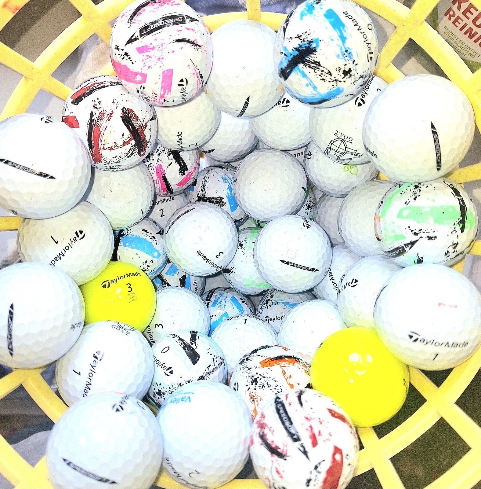 50 Taylor Made Speedsoft golfballen, Ophalen of Verzenden, Bal(len)