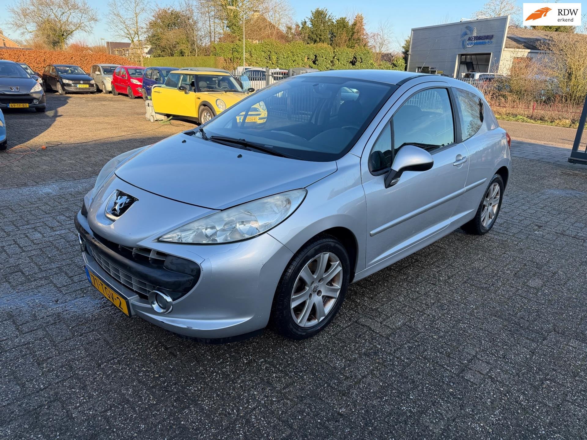 Peugeot 207 1.6-16V | Airco | E-Ramen | Premium Pakket | Blu, Auto's, Voorwielaandrijving, Gebruikt, 4 cilinders, 1188 kg