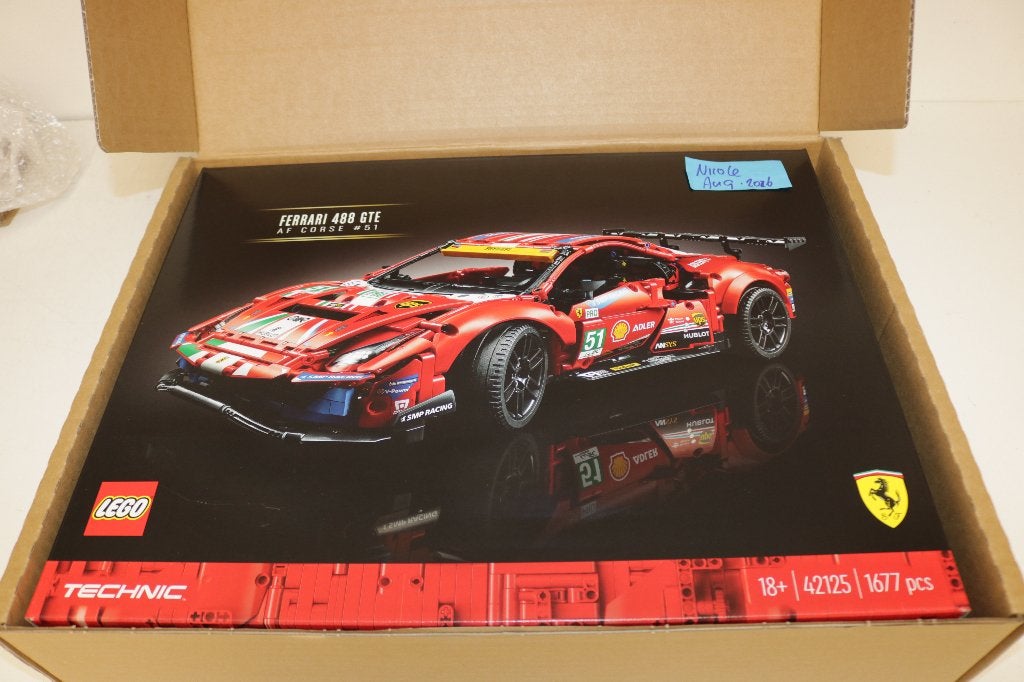 Lego Technic 42125 Ferrari  488 GTE#AF Corse 51️ in seal, Lego, Nieuw, Ophalen of Verzenden, Technic