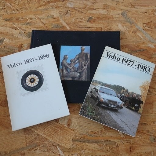 Volvo 1927 1986 personenauto's geschiedenis 3 boeken SET, Ophalen of Verzenden, Gelezen, Volvo