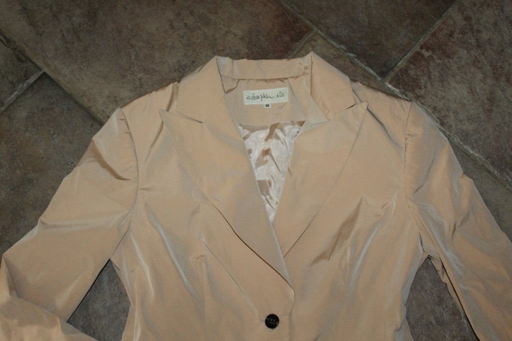 Josephine en co glans jasje mt 40/M Nieuw, Maat 38/40 (M), ., Beige, Nieuw