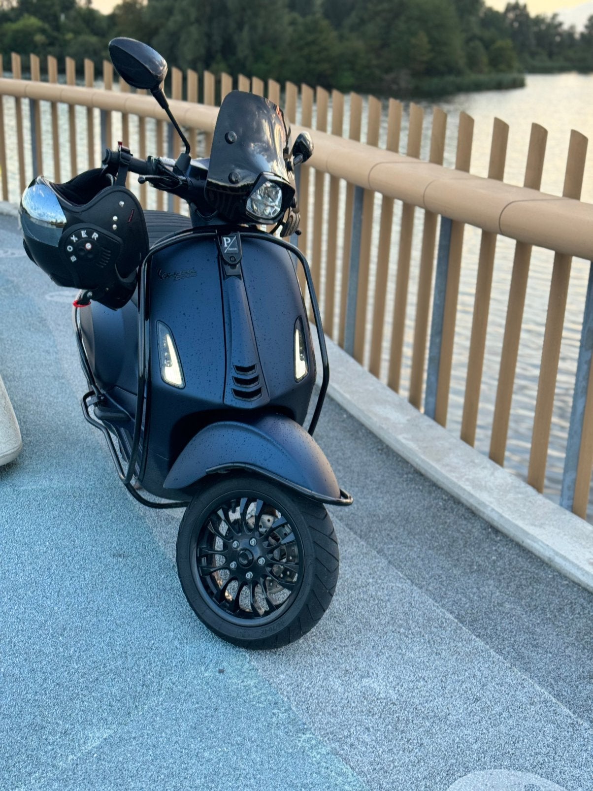 Custom Vespa Sprint 2021, Fietsen en Brommers, Ophalen, Zo goed als nieuw, Benzine