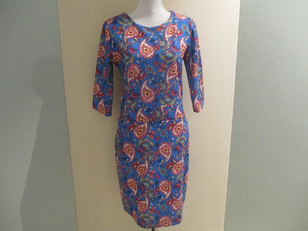 Envy Collection jurk maat M., Kleding | Dames, Maat 38/40 (M), Overige kleuren, Zo goed als nieuw, Onder de knie