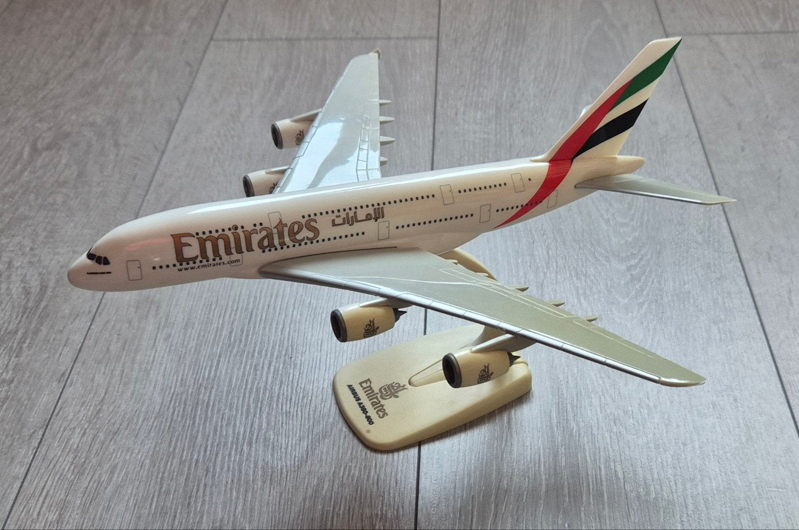 Vliegtuigmodel Emirates Airbus A380-800, Ophalen, Gebruikt, Schaalmodel