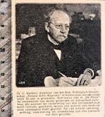 Artis 1918; dr. Kerbert, directeur van artis, is 70 jaar, Verzenden, Voor 1940, Gebruikt, Overige onderwerpen