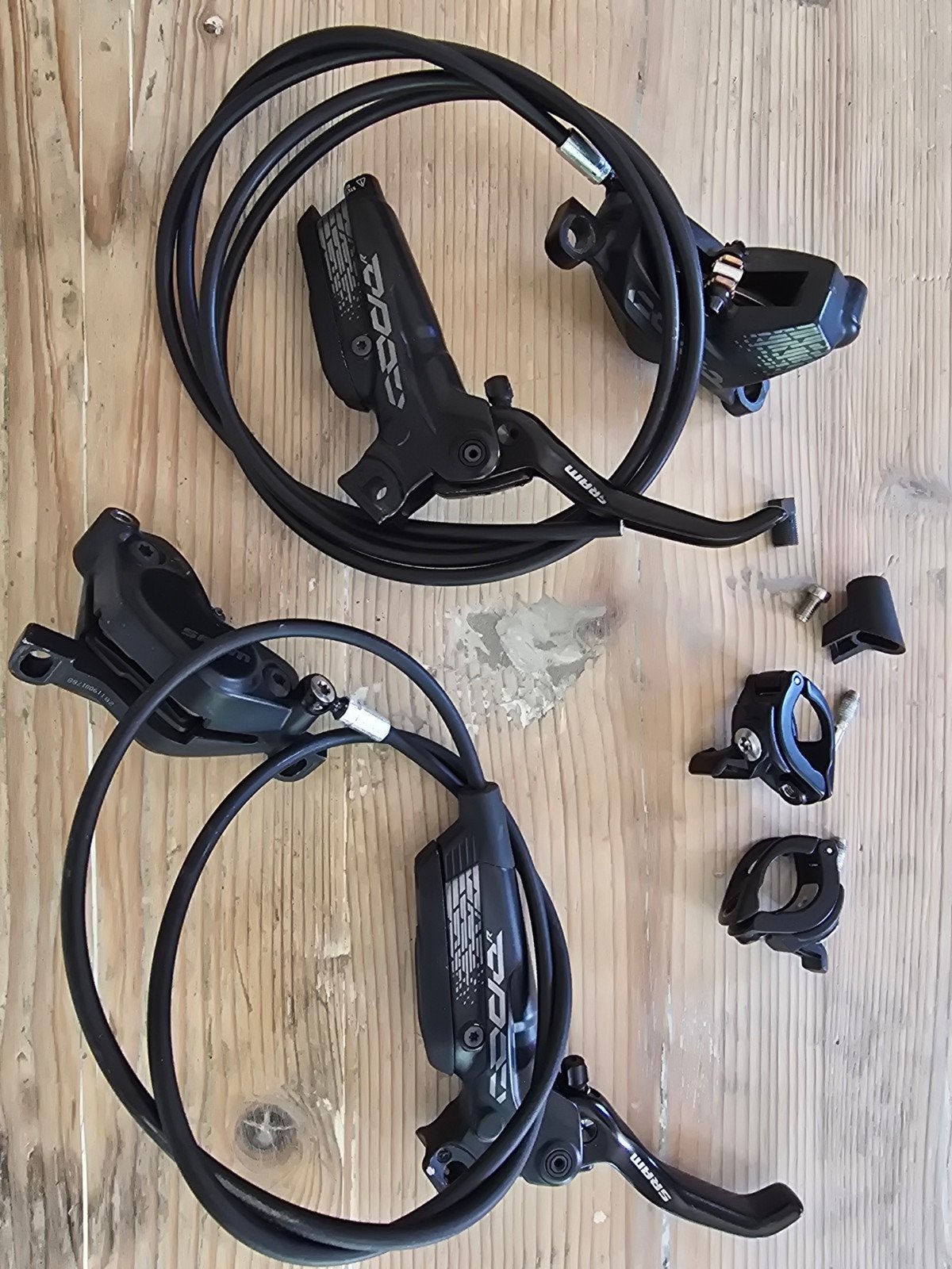 SRAM Code R Remset - Krachtige Hydraulische Schijfremmen, Remmen, Gebruikt, Elektrische fiets, Ophalen of Verzenden