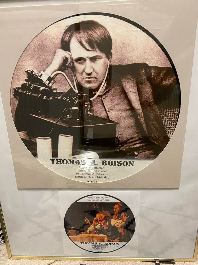 Thomas A. Edison - Limited Edition Picture Disc LP (Nieuw), 1990 - 1999, Ophalen of Verzenden, 12 inch, Limited edition