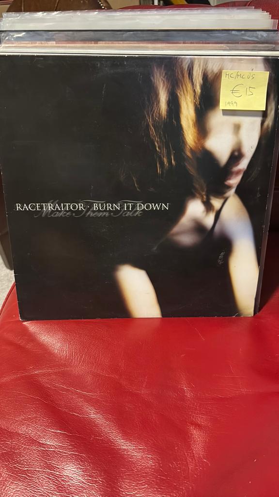 Racetraitor - Burn It Down (1999) Vinyl LP, Gebruikt, 1990 - 1999, Overige genres, Ophalen of Verzenden