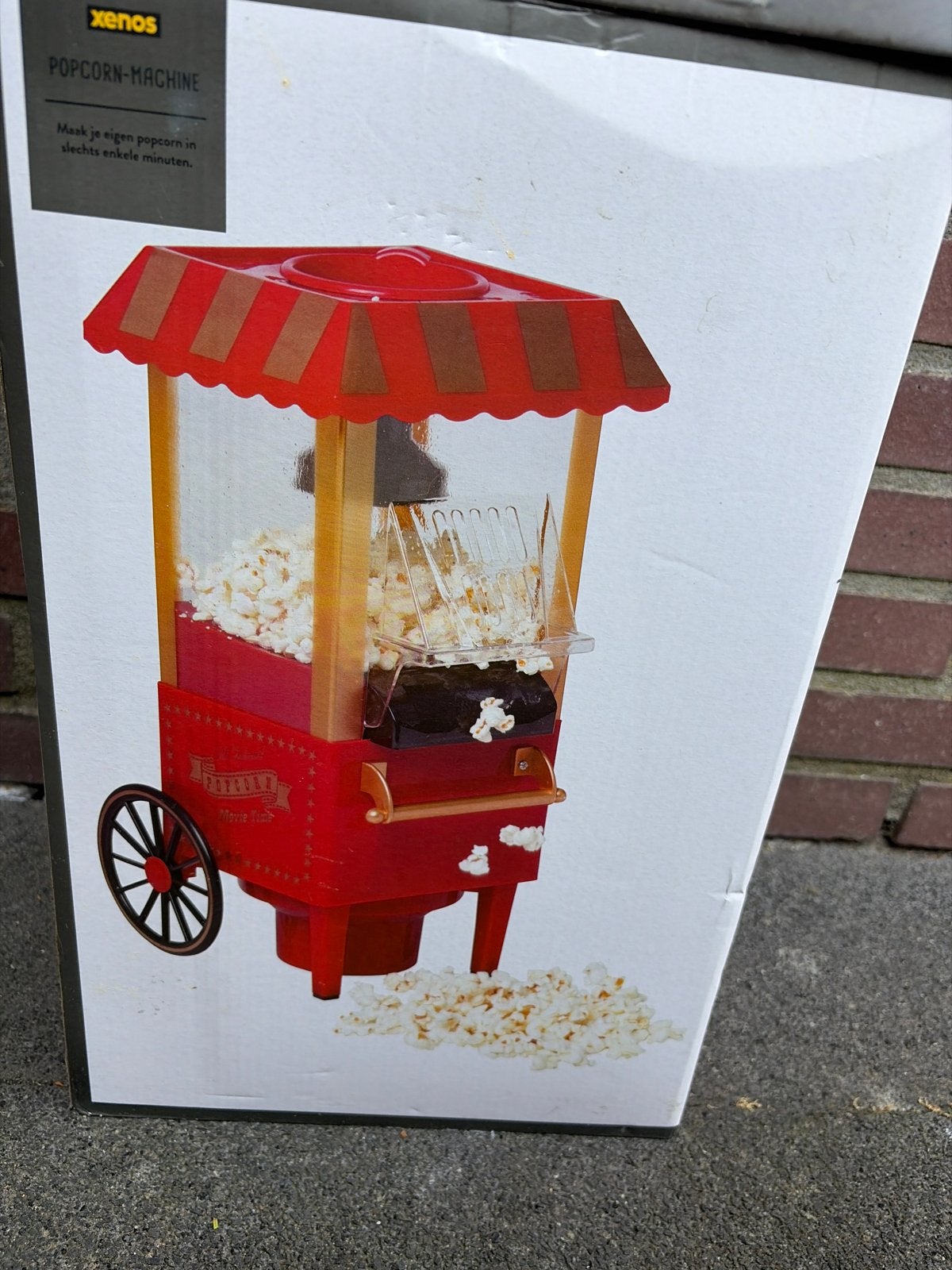 Popcornmachine (nieuw) en Suikerspinmachine (gebruikt), Ophalen, Zo goed als nieuw