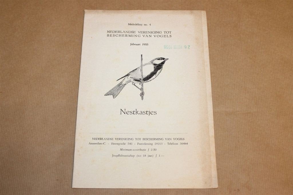 Nestkastjes - Uitg. Ned. Vogelbescherming - 1955 !, Ophalen of Verzenden, Zo goed als nieuw, Honden
